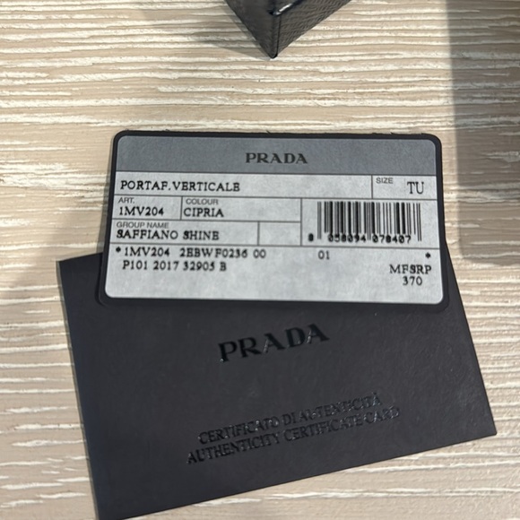 Prada Small Saffiano Leather Wallet - Picture 5 of 5